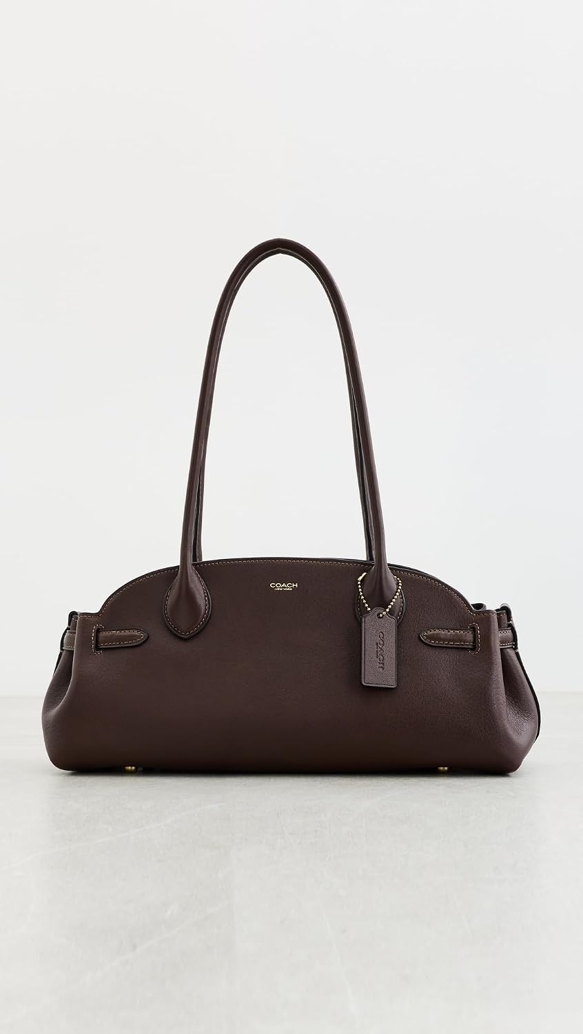 image:imageCoach Womens Super Soft Empire Carryall 34 Shoulder BagBrassMaple