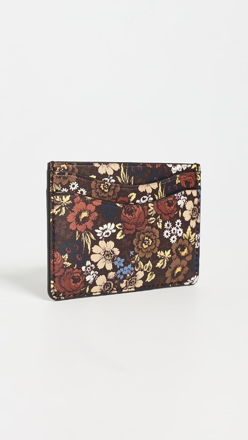 image:imageGanni Womens Printed Bou Card Holder Chocolate Plum One SizeChocolate Plum