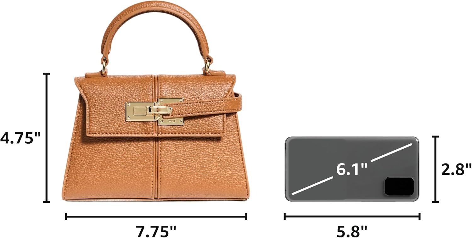 image:imageJW PEI Womens Elise Faux Leather Top Handle BagBrown