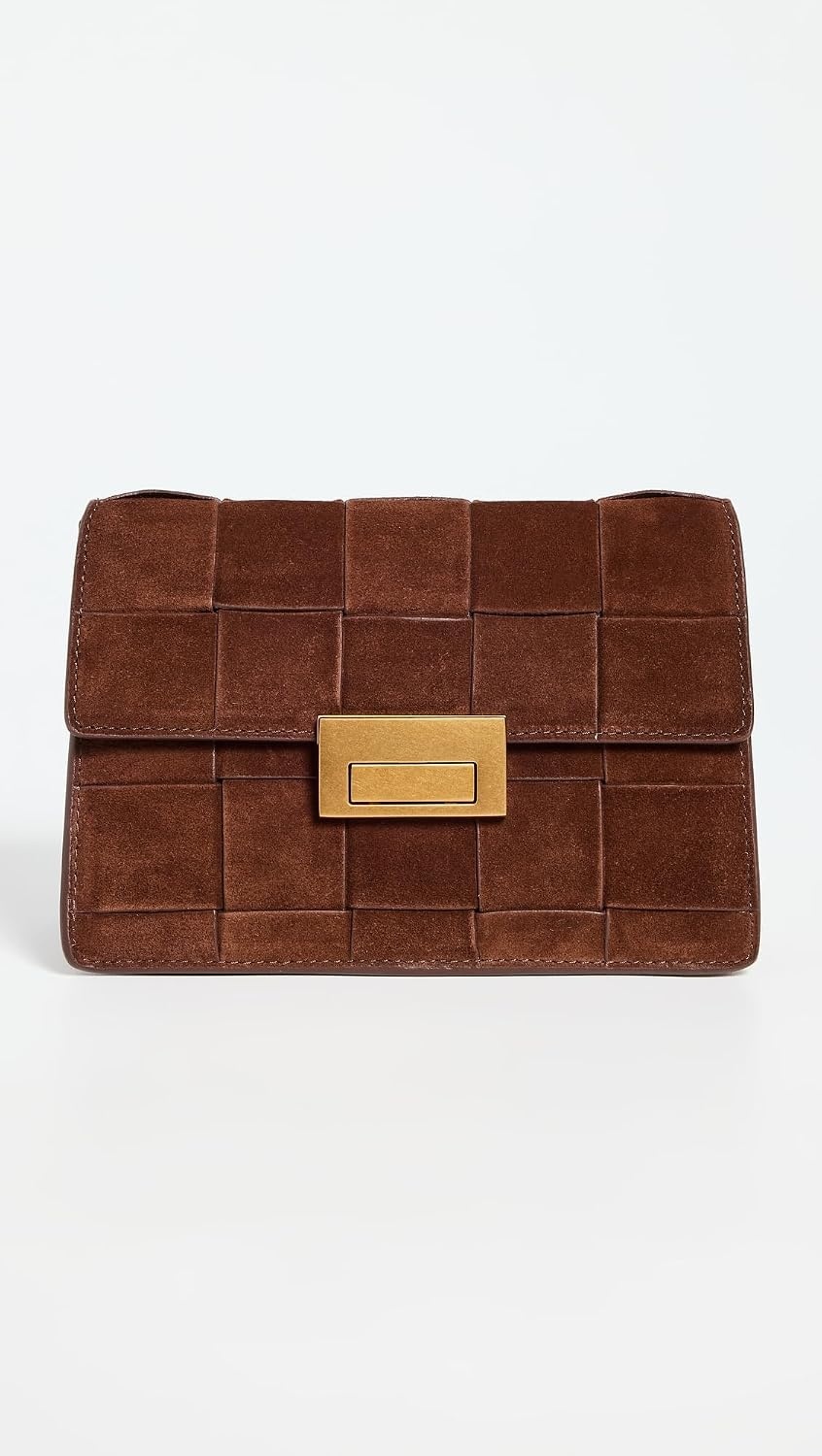 image:imageLoeffler Randall Womens Delphine Leather ClutchEspresso