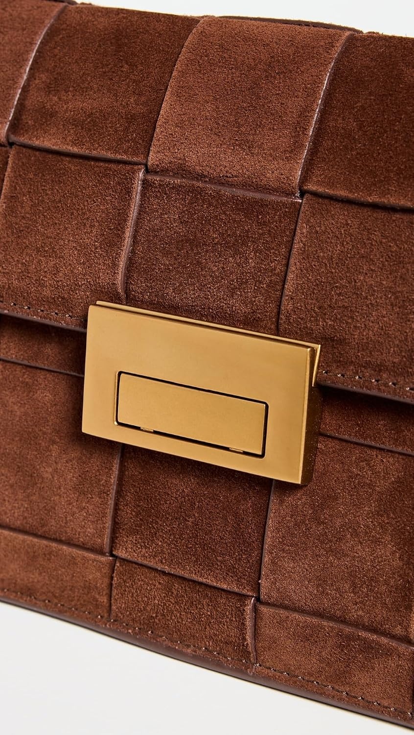 image:imageLoeffler Randall Womens Delphine Leather ClutchEspresso