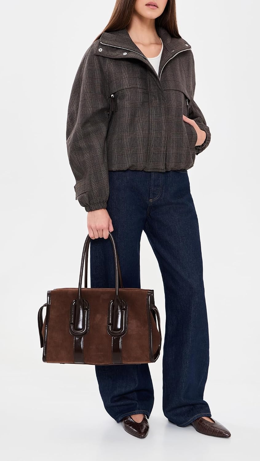 image:imageMarc Jacobs Womens Babe City Tote In SuedeDark Brown