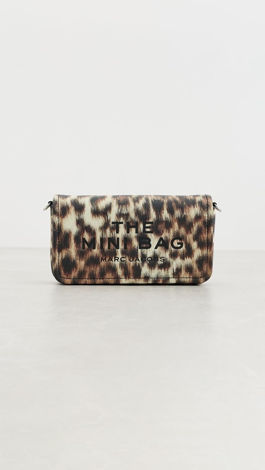 image:imageMarc Jacobs Womens Leather Mini Bag In LeopardBrown Multi