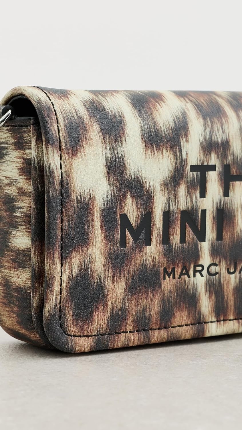 image:imageMarc Jacobs Womens Leather Mini Bag In LeopardBrown Multi