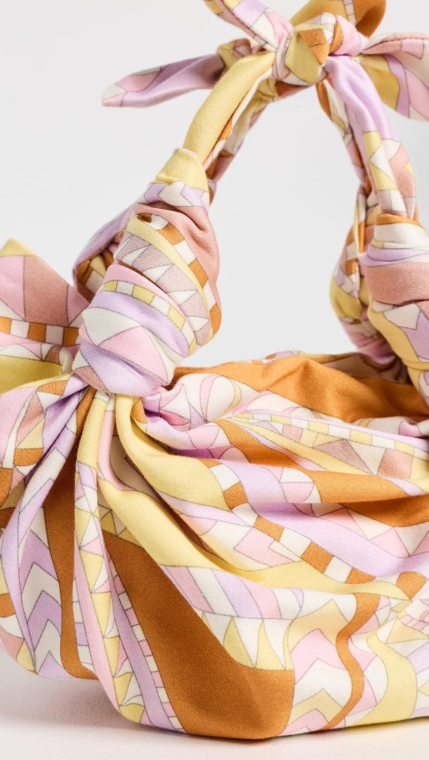 image:imageNLA Collection Womens Orange Chevron Knot BagOrange Chevron