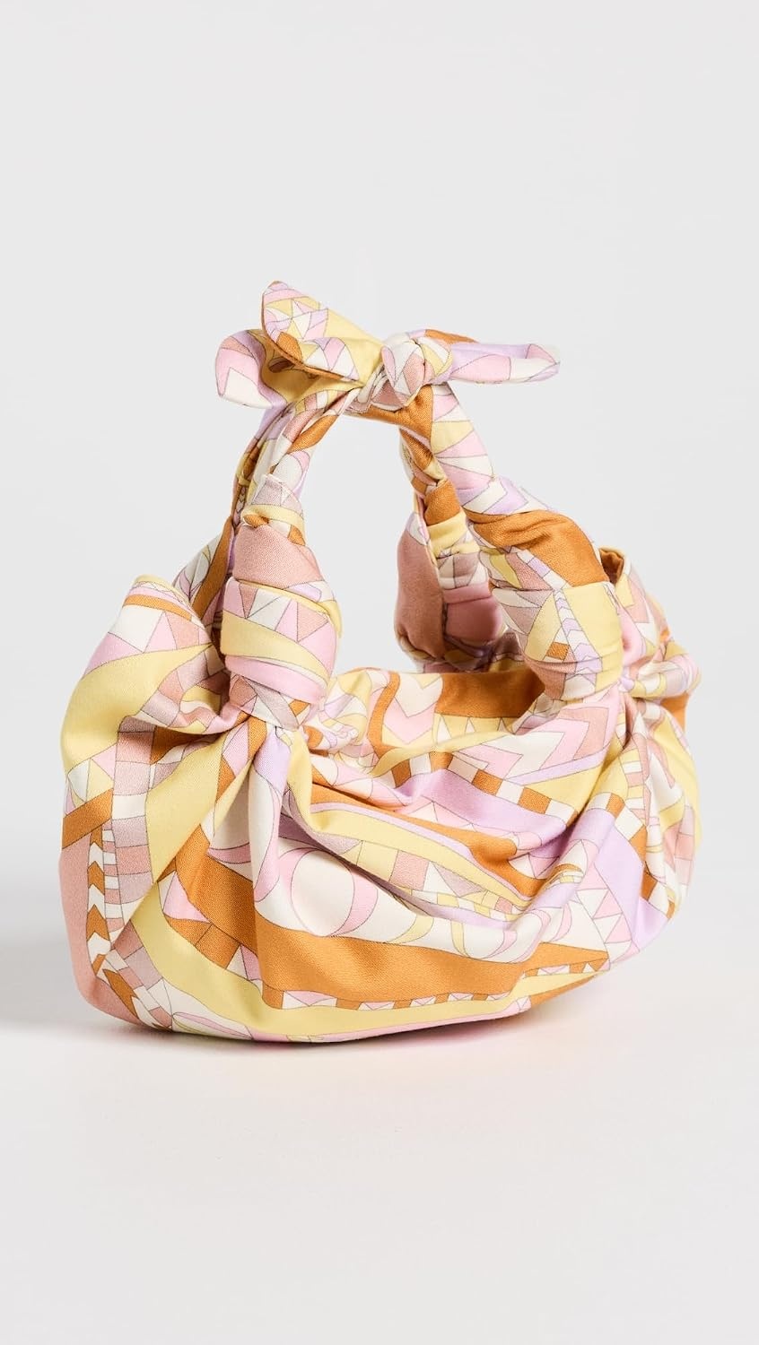 image:imageNLA Collection Womens Orange Chevron Knot BagOrange Chevron
