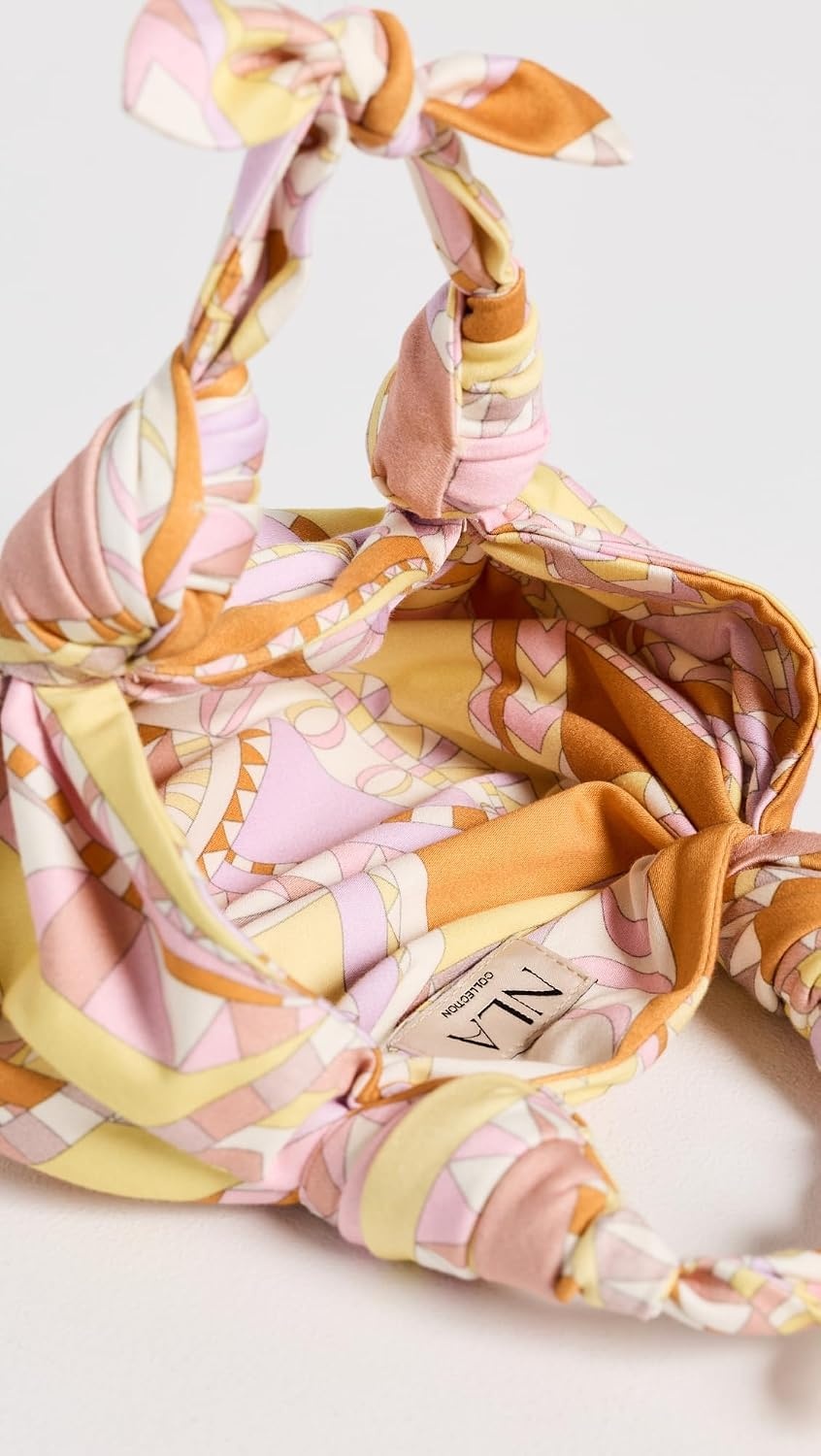 image:imageNLA Collection Womens Orange Chevron Knot BagOrange Chevron