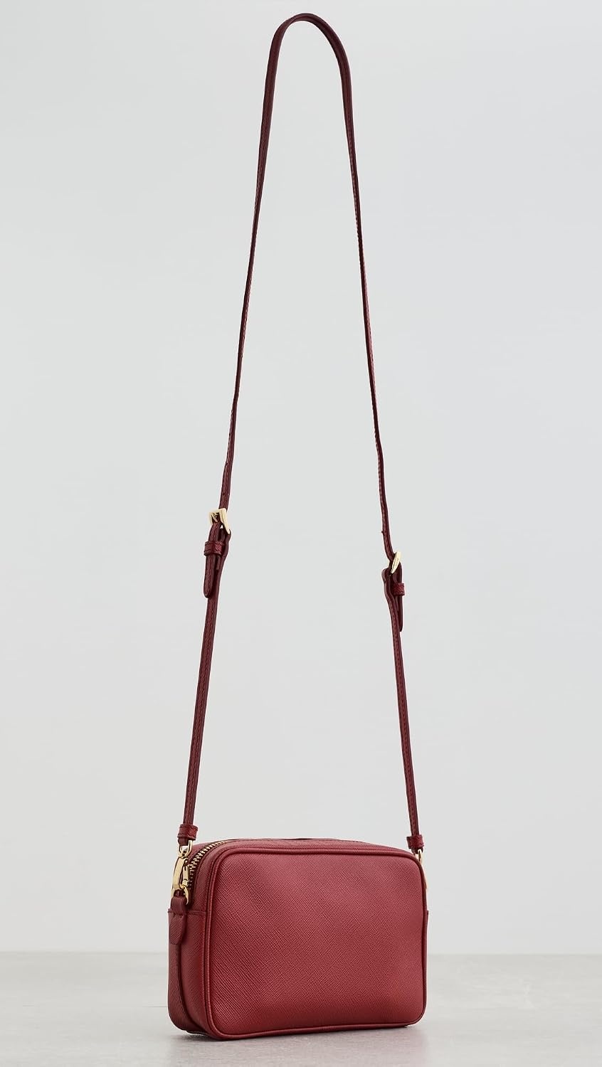 image:imagePrada Womens PreLoved Mini Camera Shoulder Bag SaffianoRed