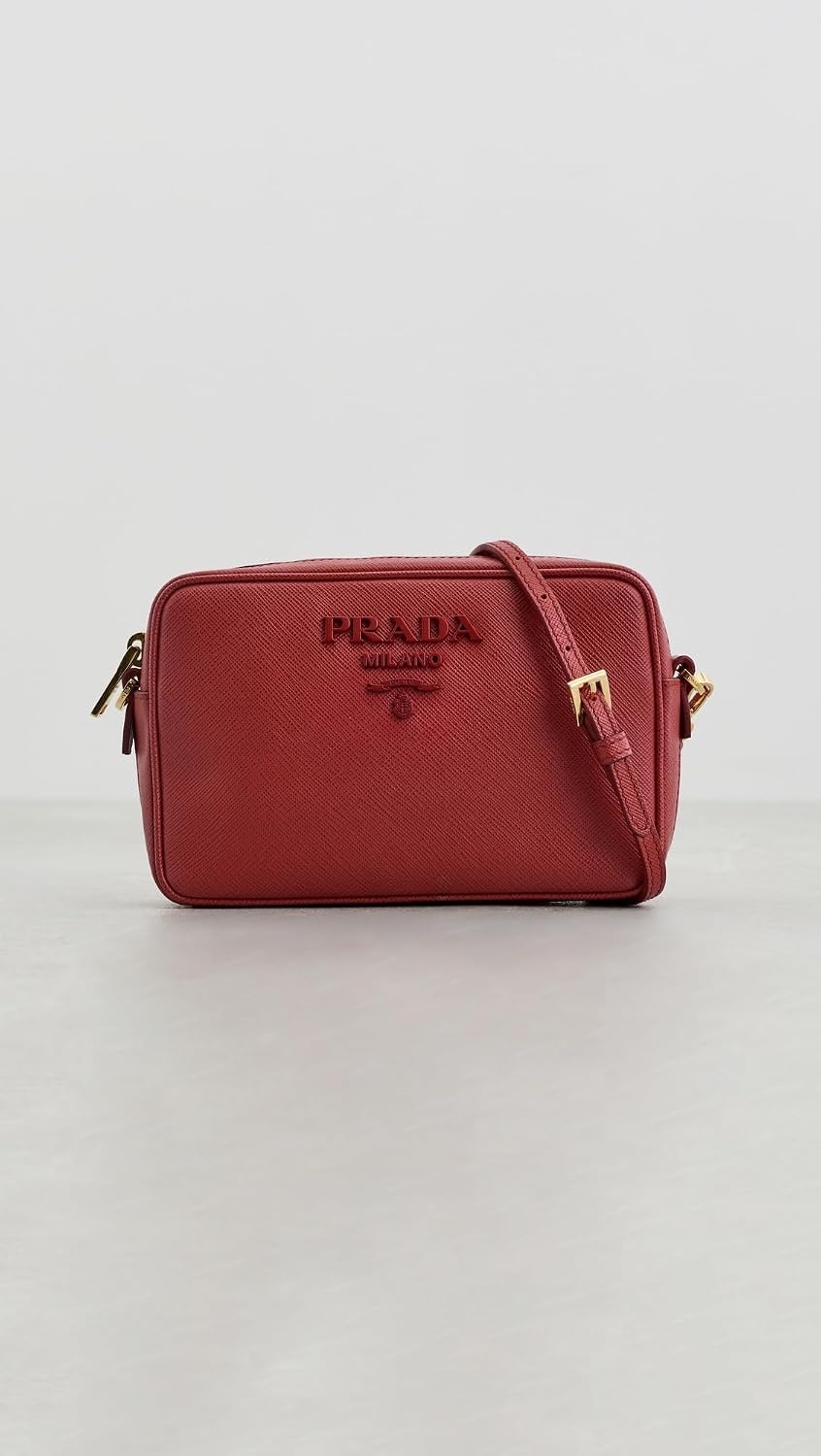 image:imagePrada Womens PreLoved Mini Camera Shoulder Bag SaffianoRed