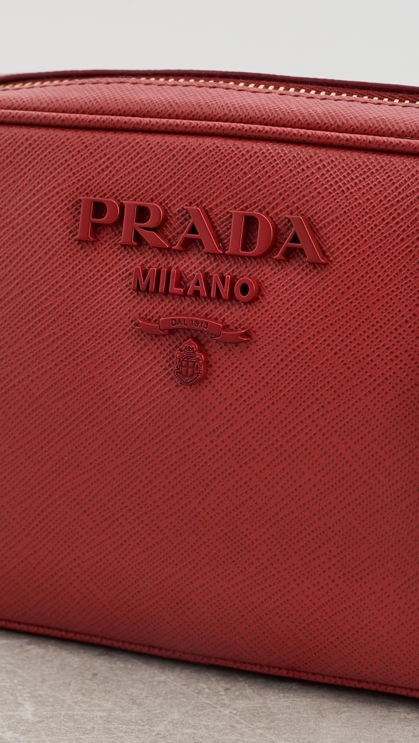 image:imagePrada Womens PreLoved Mini Camera Shoulder Bag SaffianoRed