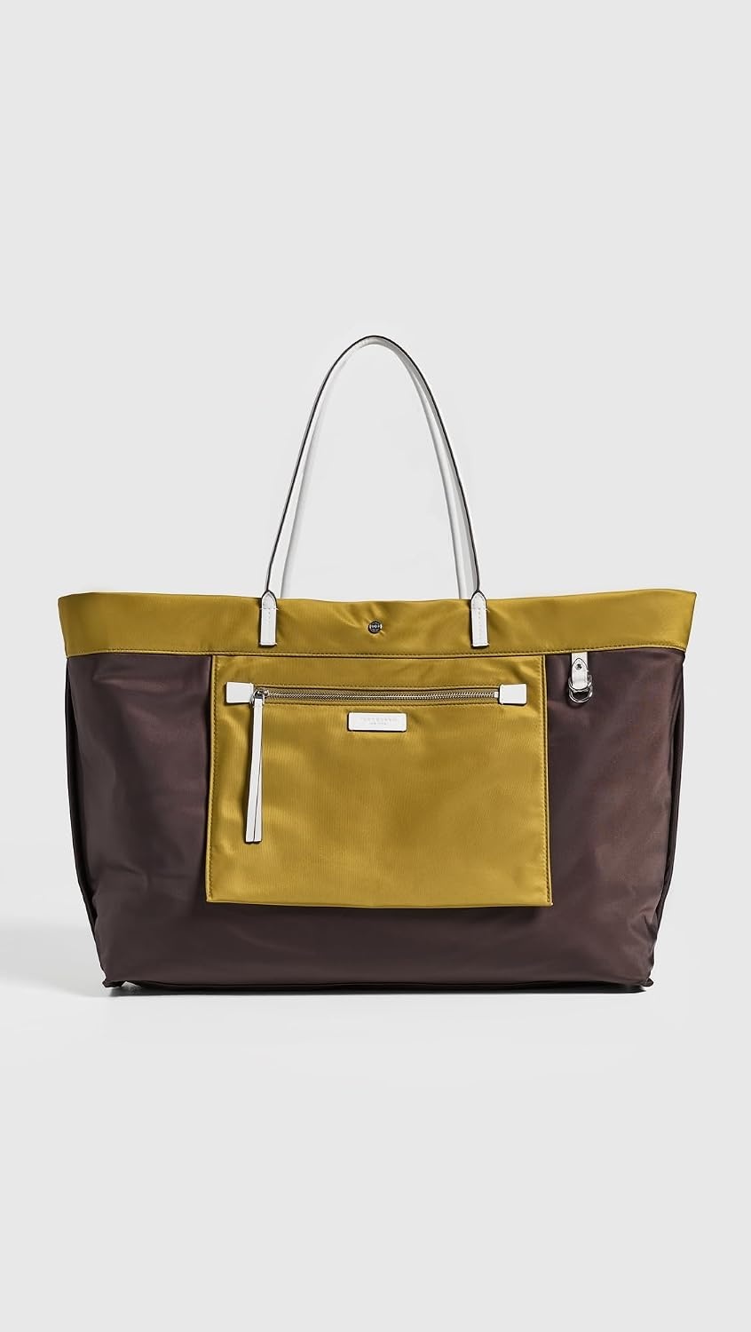 image:imageTory Burch Womens Ella Twist Reversible ToteMoss