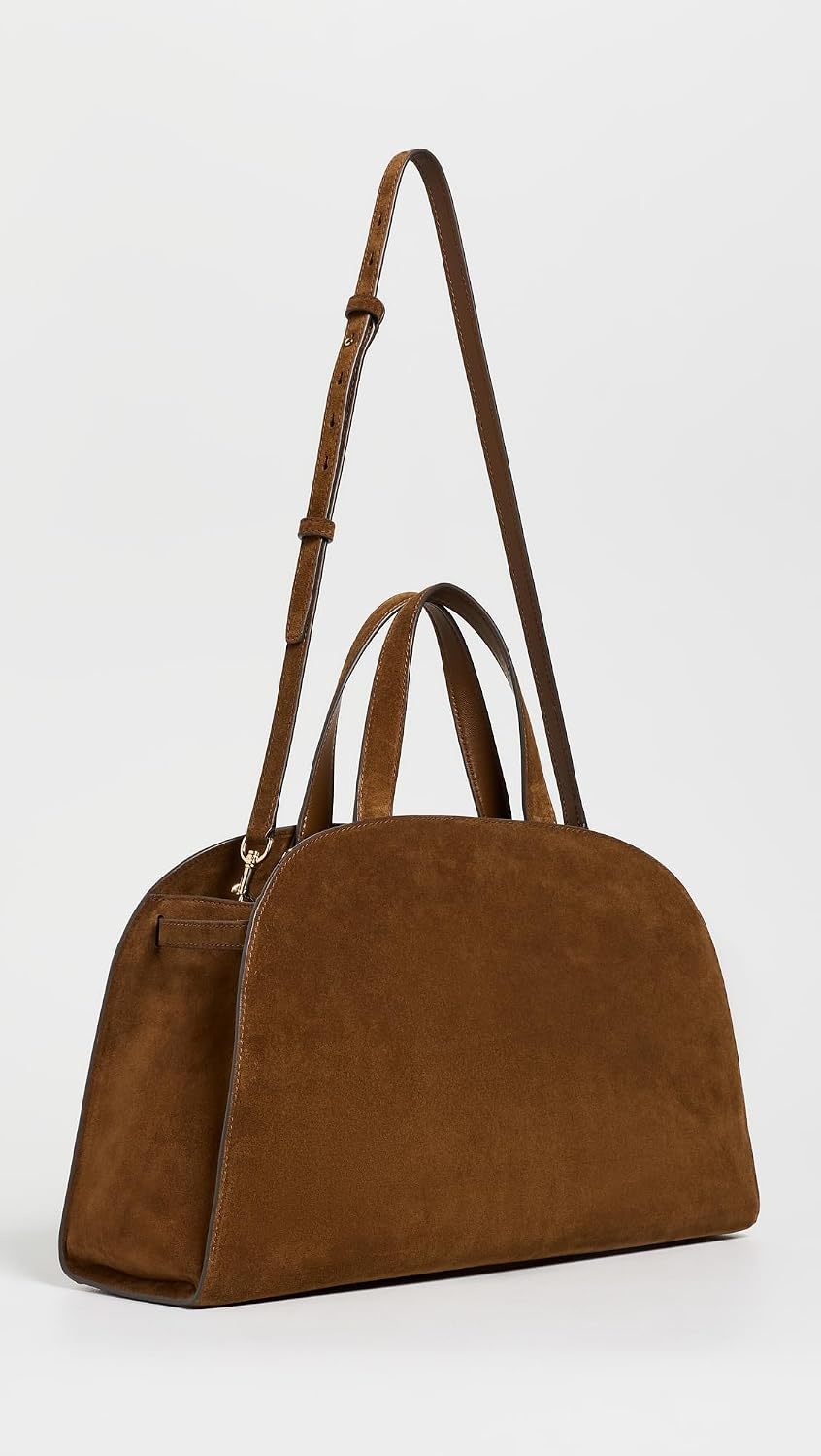 image:imageTory Burch Womens Romy Suede Bauletto BagCaramel