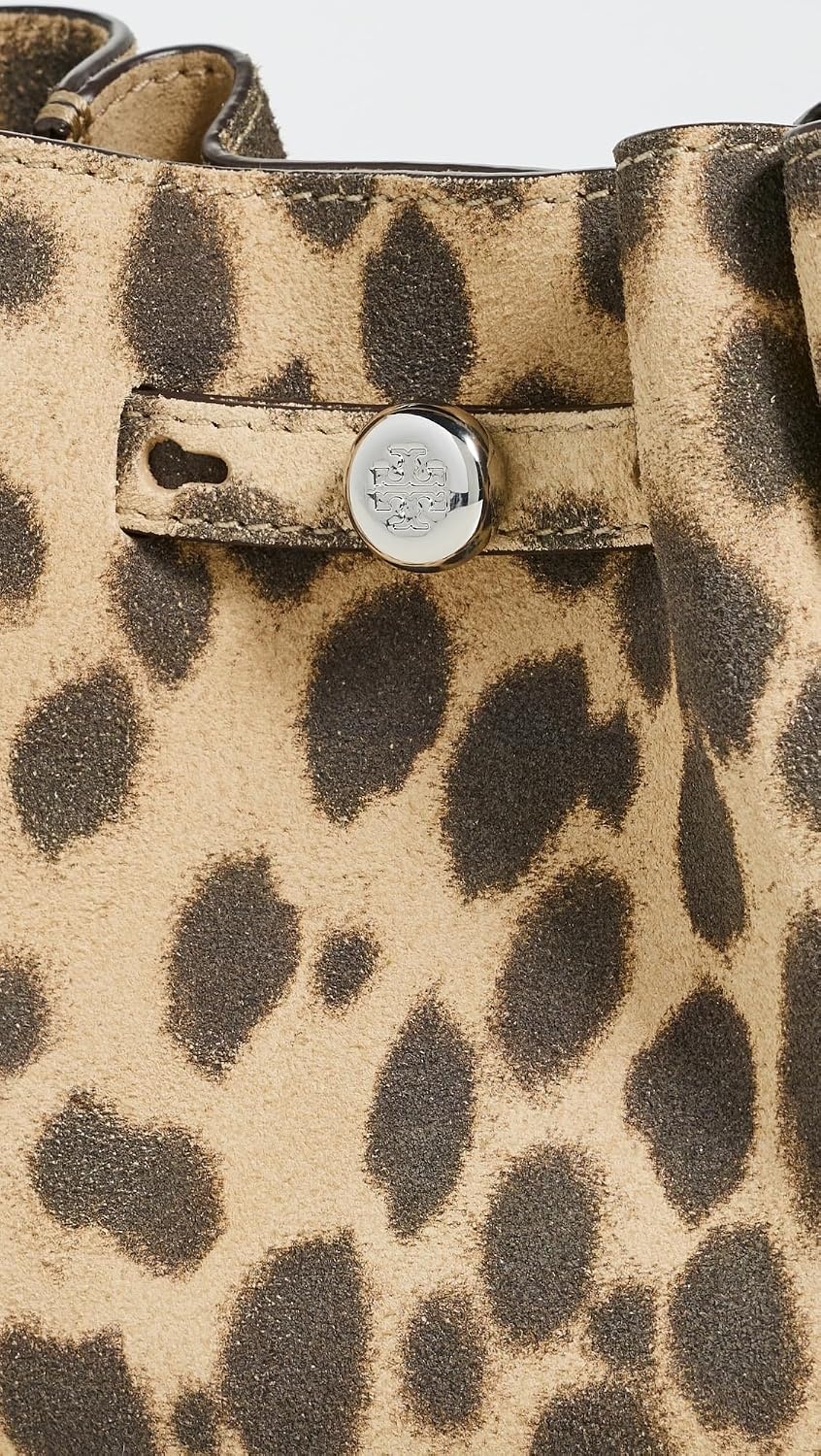 image:imageTory Burch Womens Romy Suede Mini Bucket BagCheetah Spots