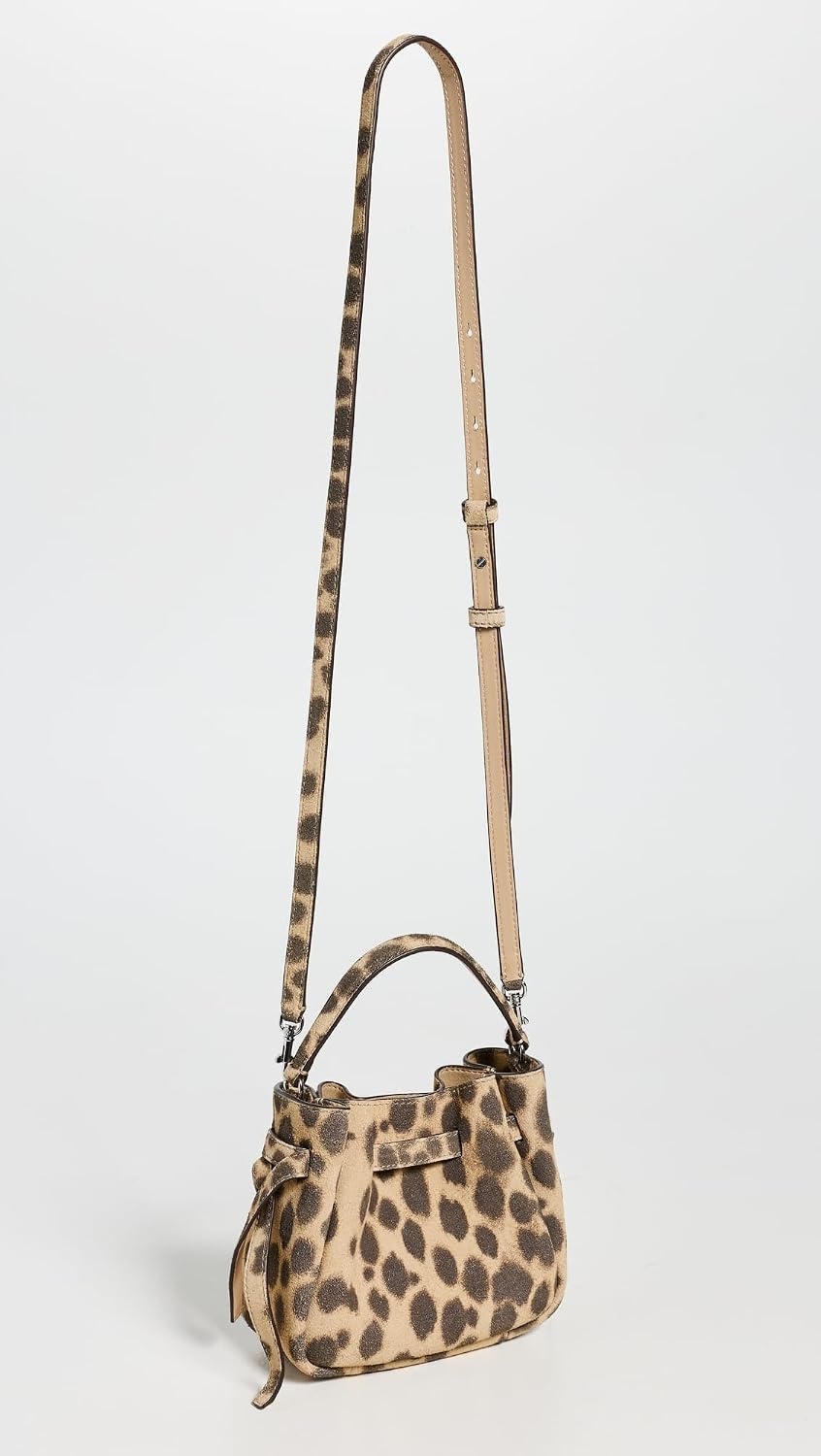 image:imageTory Burch Womens Romy Suede Mini Bucket BagCheetah Spots