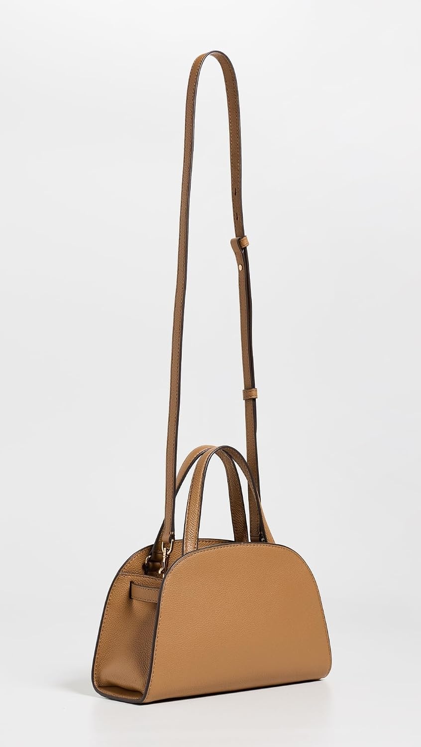 image:imageTory Burch Womens Romy Suede Small Bauletto BagTiramisu