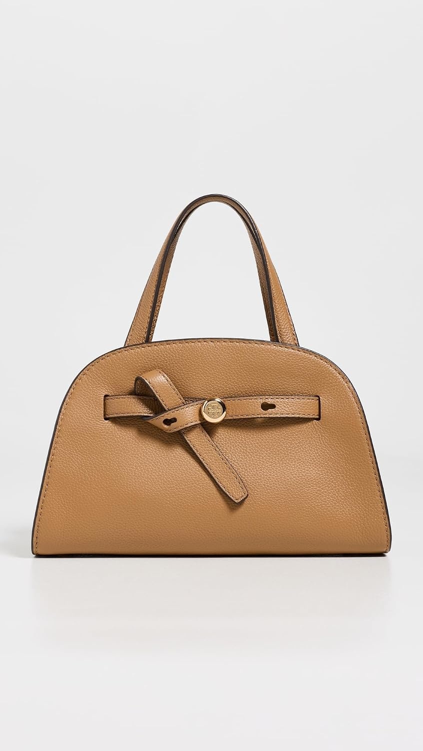 image:imageTory Burch Womens Romy Suede Small Bauletto BagTiramisu