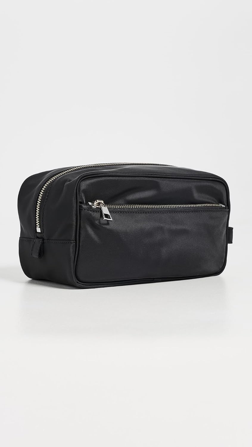 image:imageTory Burch Womens Twist Large Cosmetic Case Warm Bread One SizeBlack