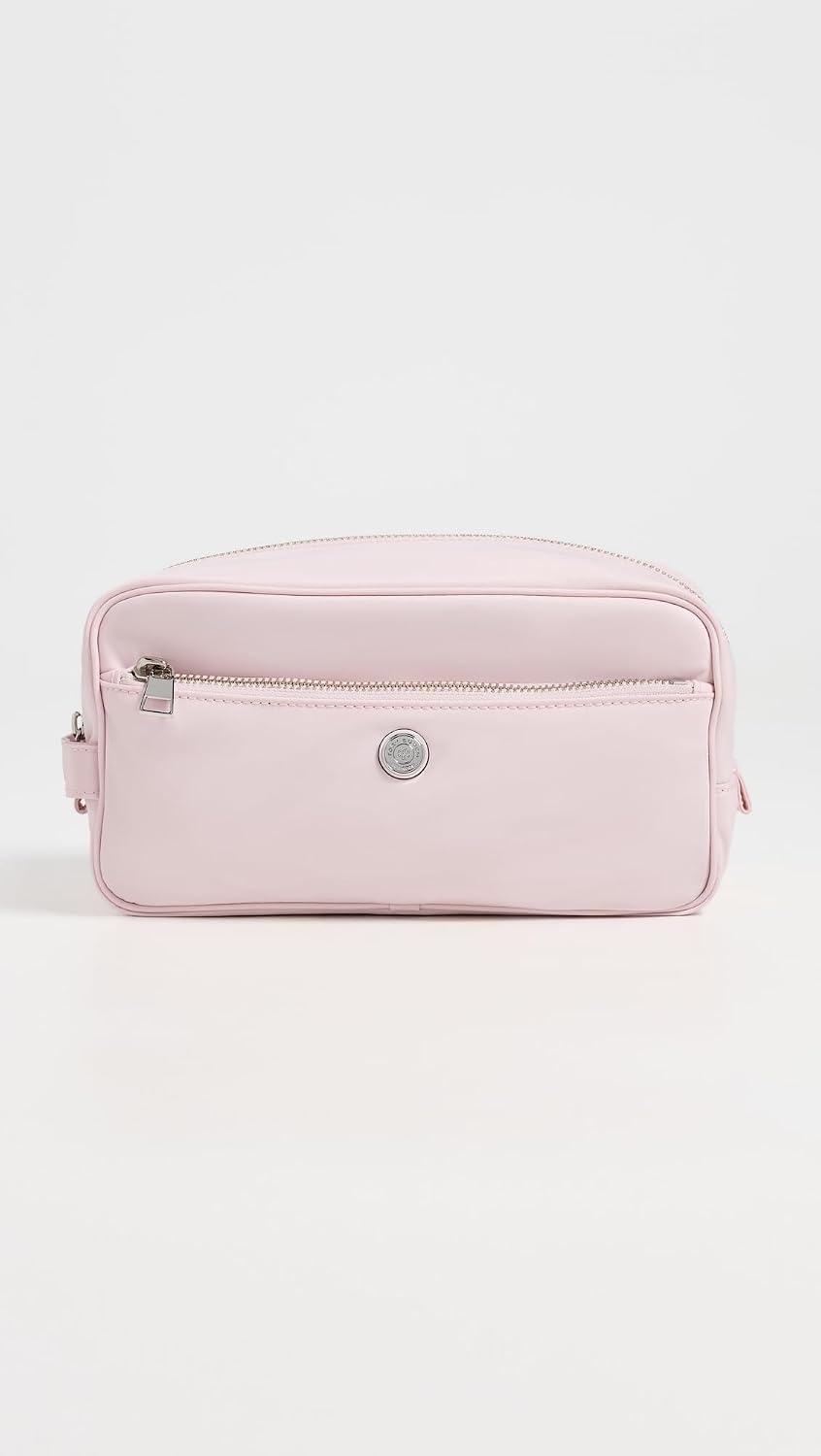 image:imageTory Burch Womens Twist Large Cosmetic Case Warm Bread One SizeRose