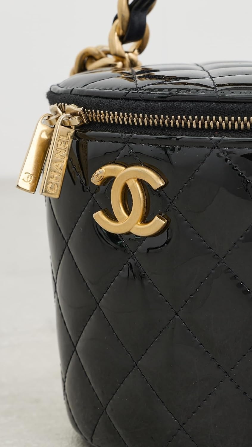 image:imageWHAT GOES AROUND COMES AROUND Womens PreLoved Chanel Afternoon Tea Vanity BagBlack