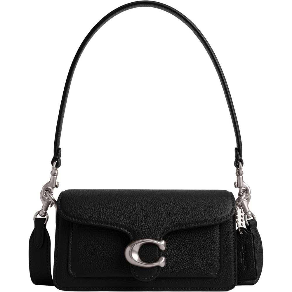 image:imageCOACH Tabby Shoulder Bag 20SilverBlack Pebble Leather