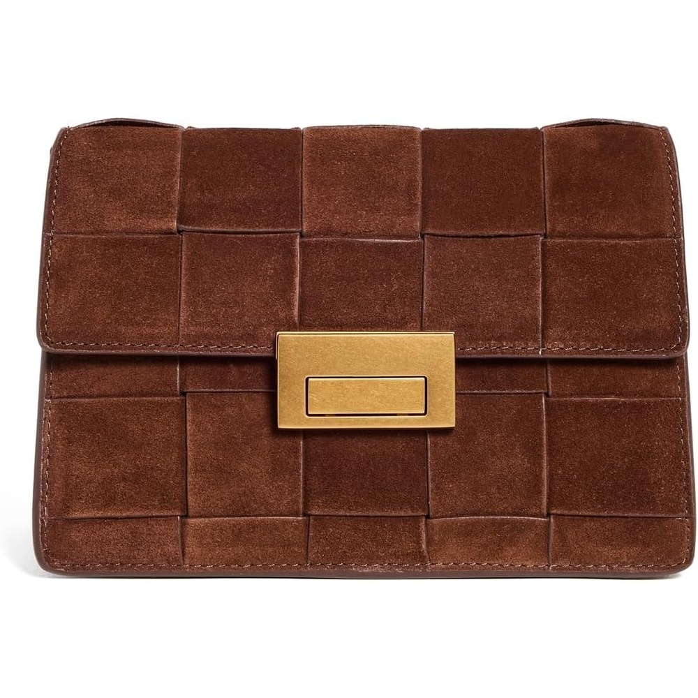 image:imageLoeffler Randall Womens Delphine Leather ClutchEspresso