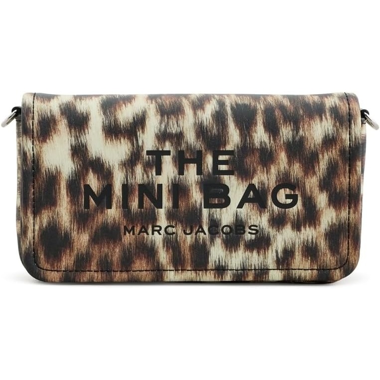image:imageMarc Jacobs Womens Leather Mini Bag In LeopardBrown Multi