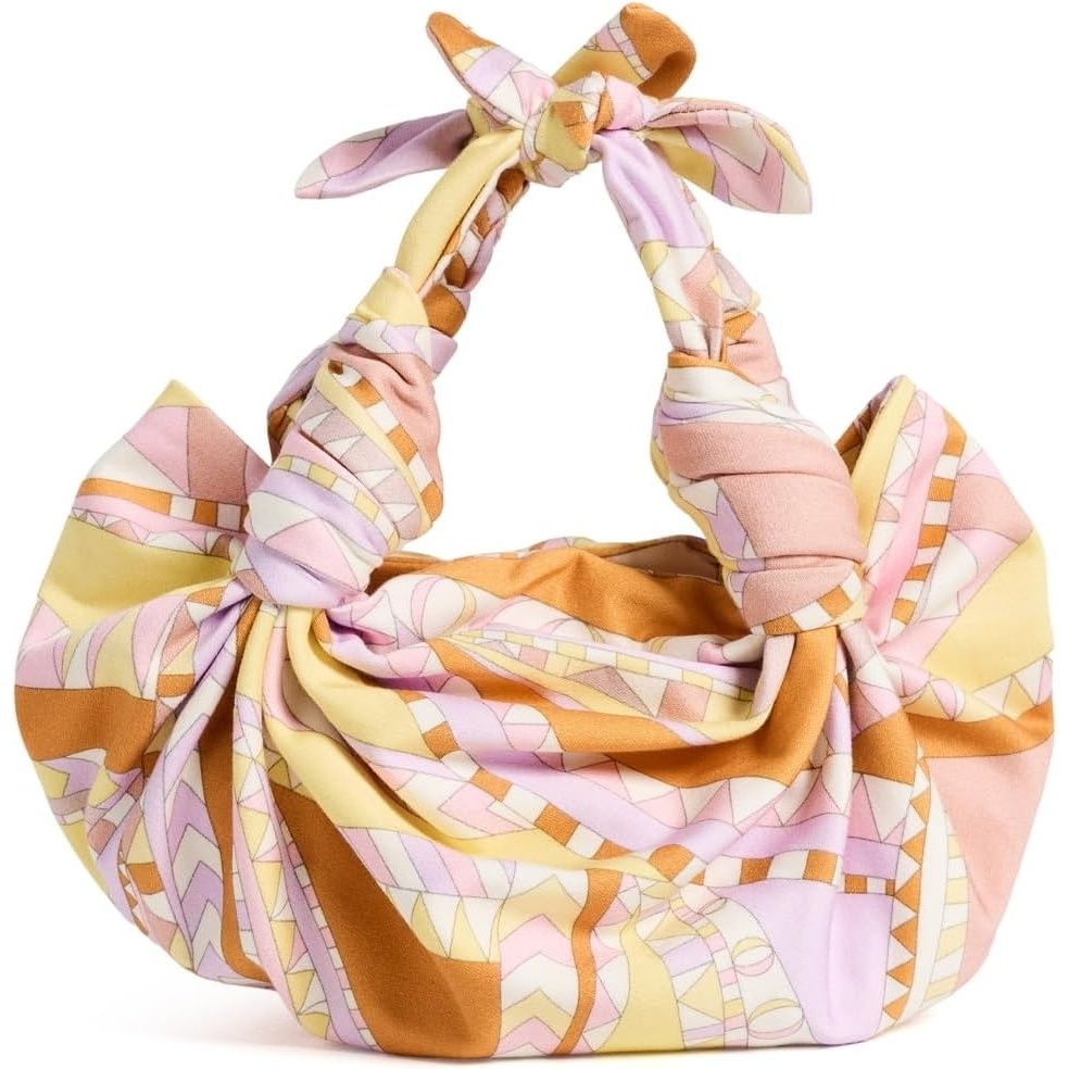 image:imageNLA Collection Womens Orange Chevron Knot BagOrange Chevron