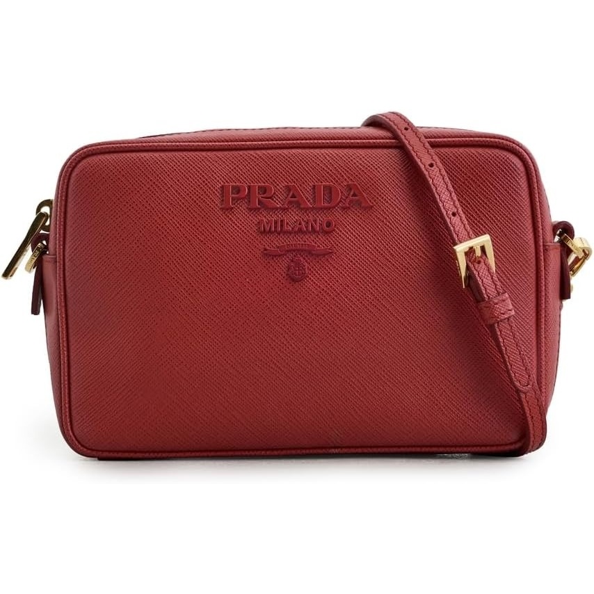 image:imagePrada Womens PreLoved Mini Camera Shoulder Bag SaffianoRed