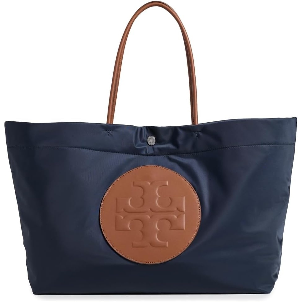 image:imageTory Burch Womens Ella Twist Reversible ToteNavy