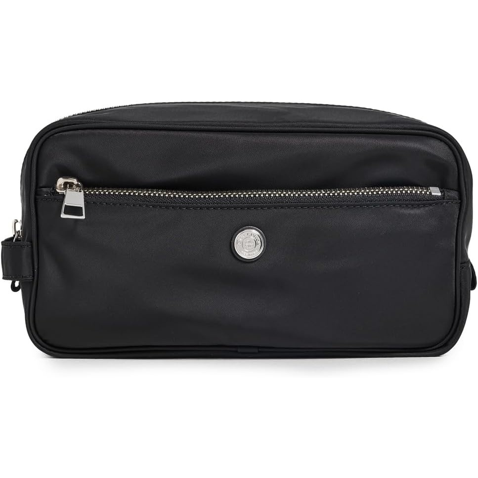 image:imageTory Burch Womens Twist Large Cosmetic Case Warm Bread One SizeBlack