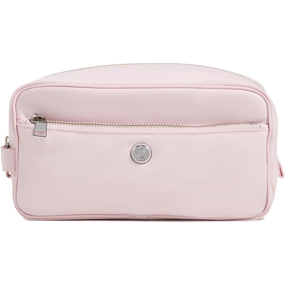 image:imageTory Burch Womens Twist Large Cosmetic Case Warm Bread One SizeRose
