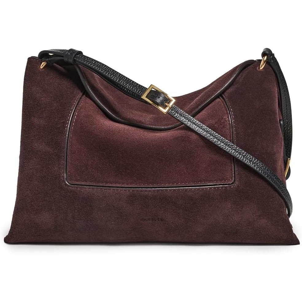 image:imageWandler Womens Penelope Slouch Shoulder BagAcai Suede