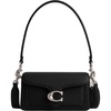 Silver/Black Pebble Leather