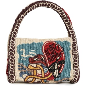 ALÉMAIS Women’s Ace Beaded Barrel Bag(Multi)