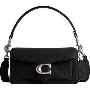 COACH Tabby Shoulder Bag 20(Black/Silver)