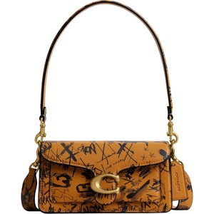 COACH Tabby Shoulder Bag 20(Dark Brass/Ochre Multi)