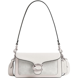 COACH Tabby Shoulder Bag 20(Silver/White Chalk)