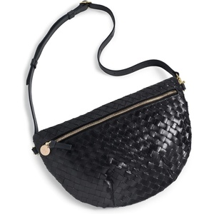 Clare V. Women’s Grande Fanny Woven Leather Belt Bag, Twilight, One Size(Twilight)