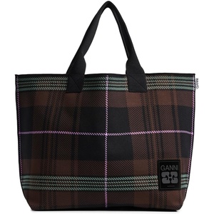 Ganni Women’s Knit Easy Medium Shopper(Chicory Coffee)