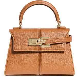 JW PEI Women’s Elise Faux Leather Top Handle Bag(Brown)