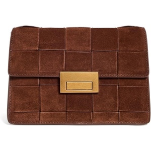 Loeffler Randall Women’s Delphine Leather Clutch(Espresso)