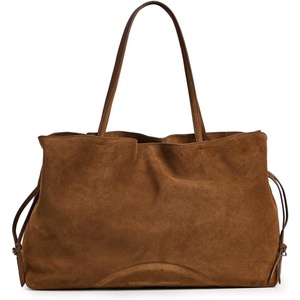 Tory Burch Women’s Ella Drawstring Tote(Caramel)