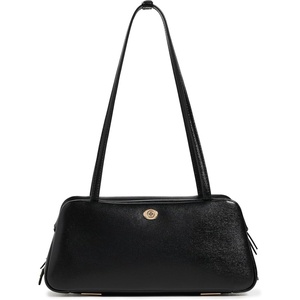 Tory Burch Women’s Robinson Leather Shoulder Bag(Black)