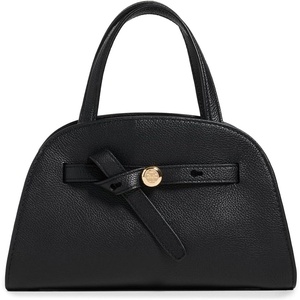 Tory Burch Women’s Romy Suede Small Bauletto Bag(Black)