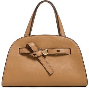 Tory Burch Women’s Romy Suede Small Bauletto Bag(Tiramisu)
