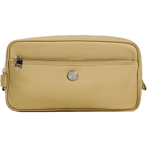 Tory Burch Women’s Twist Large Cosmetic Case, Warm Bread, One Size(Warm Bread)