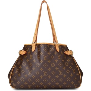 WHAT GOES AROUND COMES AROUND Women’s Pre-Loved Louis Vuitton Monogram Batignolles Horizontal Tote(Brown)