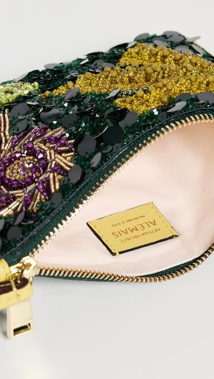 image:imageALMAIS Womens Rosette Beaded ClutchMulti