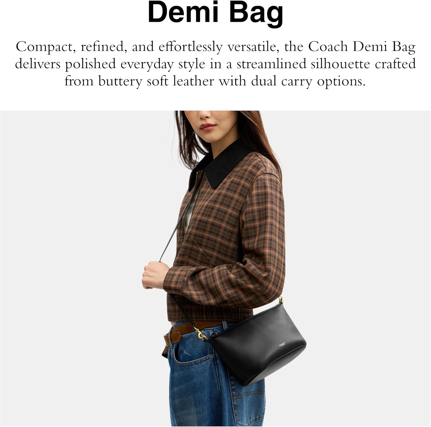 image:imageCoach Demi BagBrassBlack
