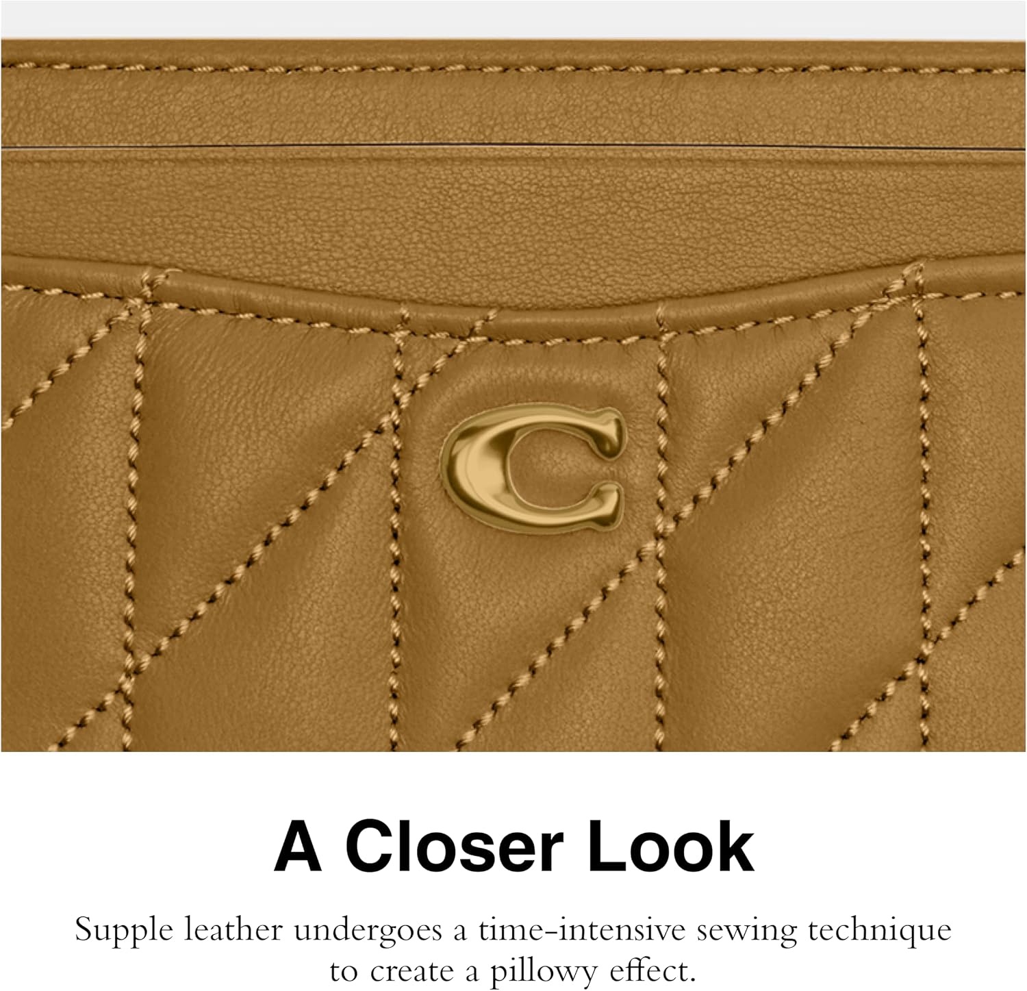 image:imageCoach Essential Card Case With CharmsB4Muted Olive
